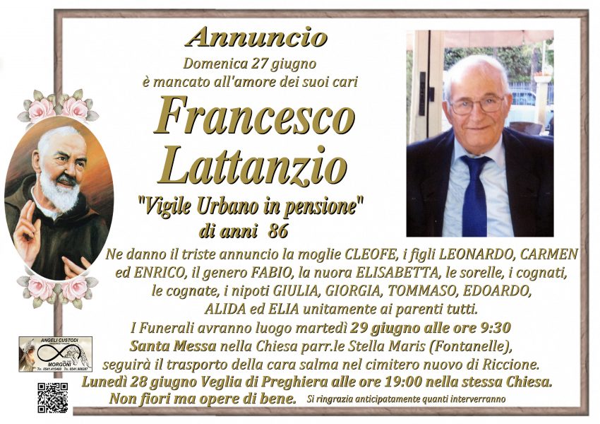 Annuncio Lattanzio Francesco 2021