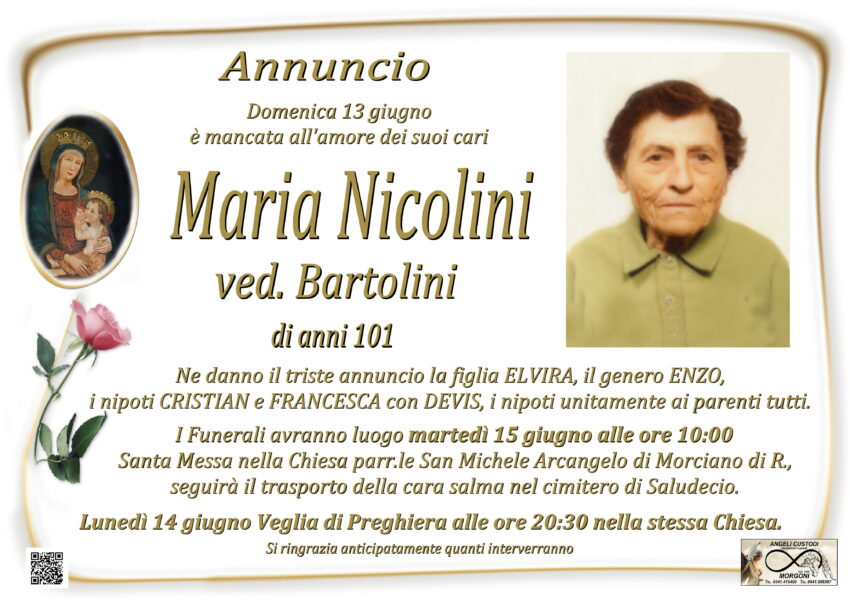 Nicolini Maria Ved. Bartolini 2021